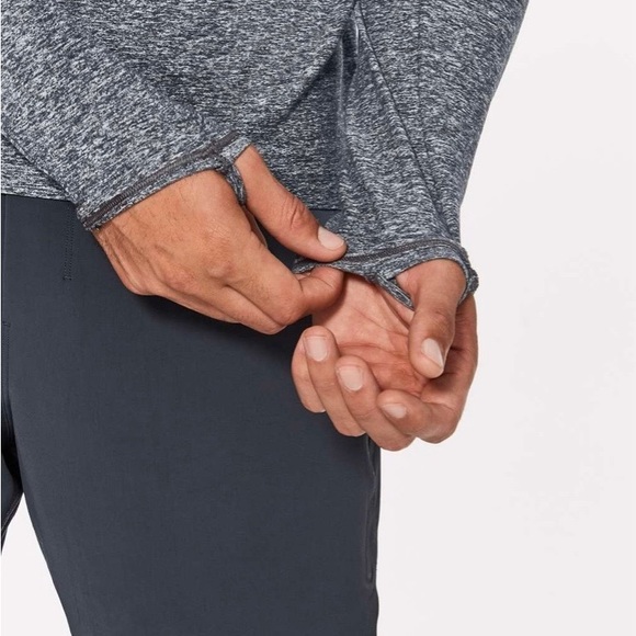 Lululemon Surge Warm 1/2 Zip in Heathered Gray. Like new! - Picture 5 of 8